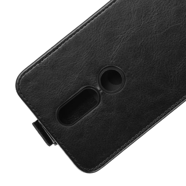 For Nokia 2.4 R64 Texture Single Vertical Flip Leather Protective Case with Card Slots & Photo Frame, For Nokia 2.4