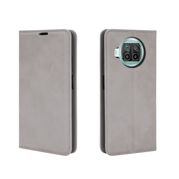 For Xiaomi Mi 10T Lite Retro-skin Business Magnetic Suction Leather Case with Holder & Card Slots & Wallet, For Xiaomi Mi 10T Lite