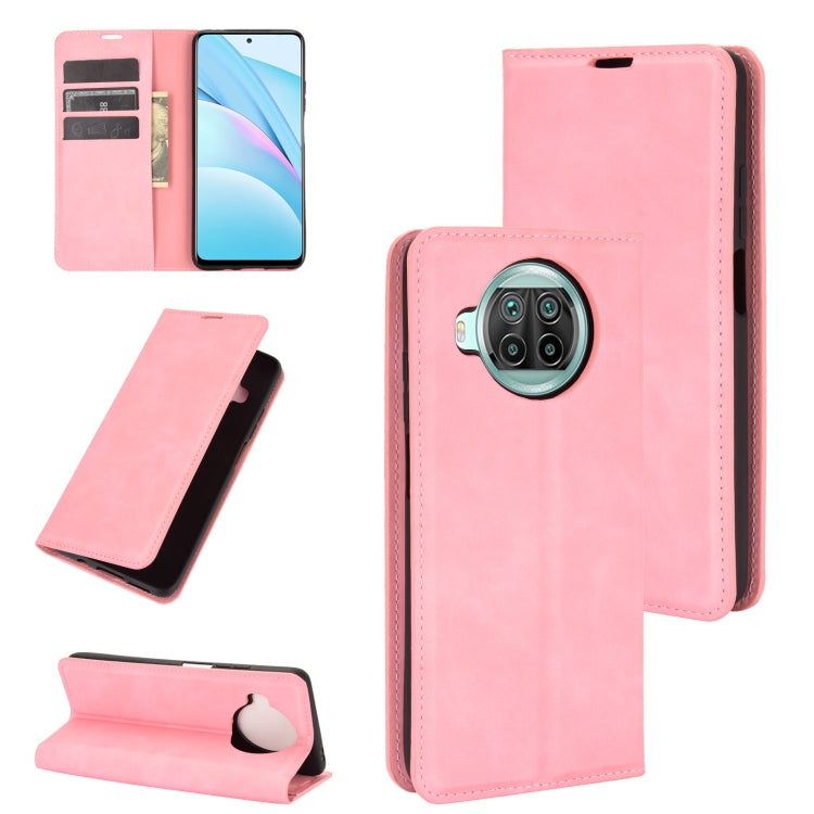 For Xiaomi Mi 10T Lite Retro-skin Business Magnetic Suction Leather Case with Holder & Card Slots & Wallet, For Xiaomi Mi 10T Lite