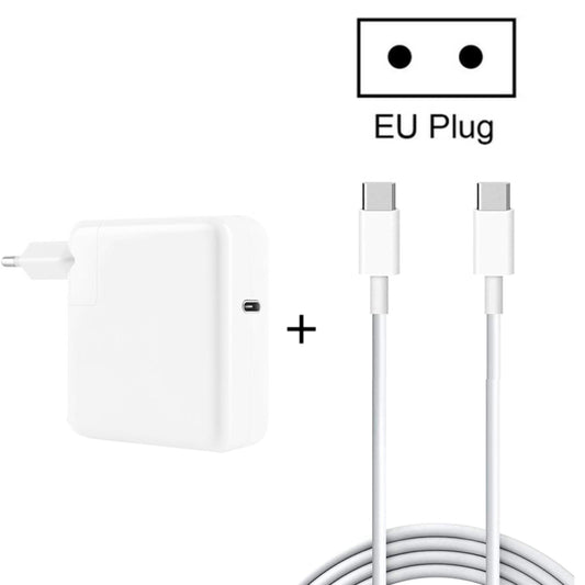2 in 1 PD3.0 30W USB-C / Type-C Travel Charger with Detachable Foot + PD3.0 3A USB-C / Type-C to USB-C / Type-C Fast Charge Data Cable Set, Cable Length: 1m, EU Plug, 1m EU Plug