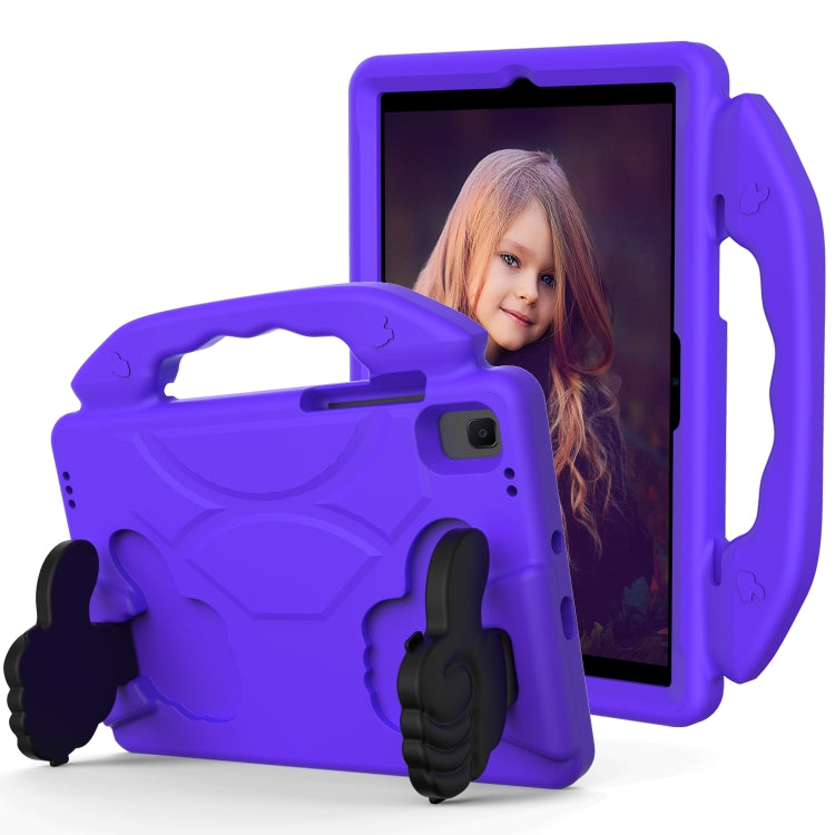 EVA Material Children Flat Anti Falling Cover Protective Shell With Thumb Bracket, For Samsung T500/T505, For Samsung  T500/T505