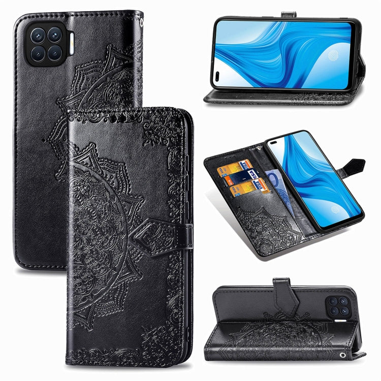 Mandala Flower Embossed Horizontal Flip Leather Case with Bracket / Card Slot / Wallet / Lanyard, For OPPO F17 Pro, For OPPO F17, For vivo Y20, For Google Pixel 4a 5G, For Galaxy A21 (JP Version), For Galaxy Z Fold2, For Xiaomi Mi 10T / Redmi K30S     ...