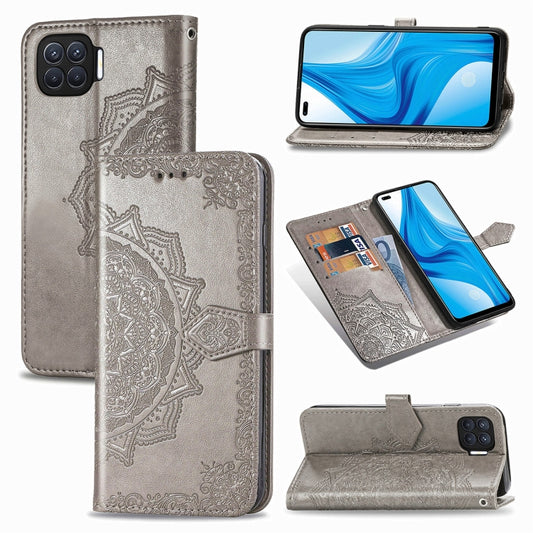 Mandala Flower Embossed Horizontal Flip Leather Case with Bracket / Card Slot / Wallet / Lanyard, For OPPO F17 Pro, For OPPO F17, For vivo Y20, For Google Pixel 4a 5G, For Galaxy A21 (JP Version), For Galaxy Z Fold2, For Xiaomi Mi 10T / Redmi K30S