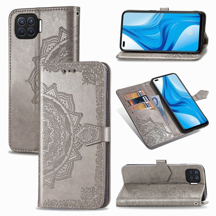 Mandala Flower Embossed Horizontal Flip Leather Case with Bracket / Card Slot / Wallet / Lanyard, For OPPO F17 Pro, For OPPO F17, For vivo Y20, For Google Pixel 4a 5G, For Galaxy A21 (JP Version), For Galaxy Z Fold2, For Xiaomi Mi 10T / Redmi K30S     ...