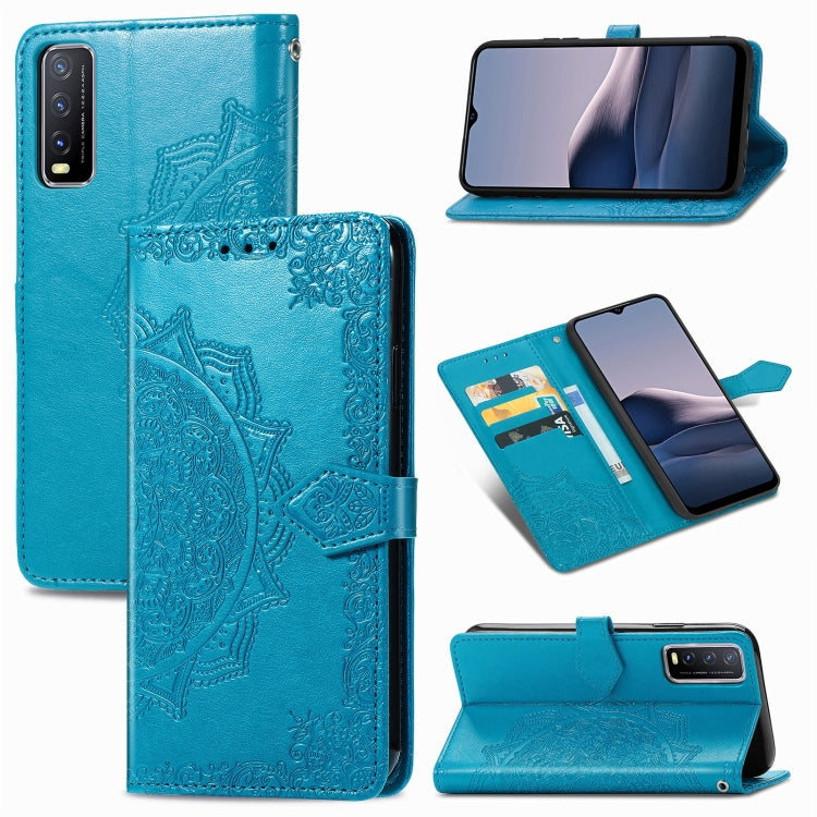 Mandala Flower Embossed Horizontal Flip Leather Case with Bracket / Card Slot / Wallet / Lanyard, For OPPO F17 Pro, For OPPO F17, For vivo Y20, For Google Pixel 4a 5G, For Galaxy A21 (JP Version), For Galaxy Z Fold2, For Xiaomi Mi 10T / Redmi K30S     ...