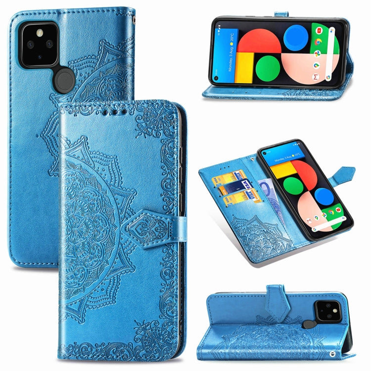 Mandala Flower Embossed Horizontal Flip Leather Case with Bracket / Card Slot / Wallet / Lanyard, For OPPO F17 Pro, For OPPO F17, For vivo Y20, For Google Pixel 4a 5G, For Galaxy A21 (JP Version), For Galaxy Z Fold2, For Xiaomi Mi 10T / Redmi K30S     ...