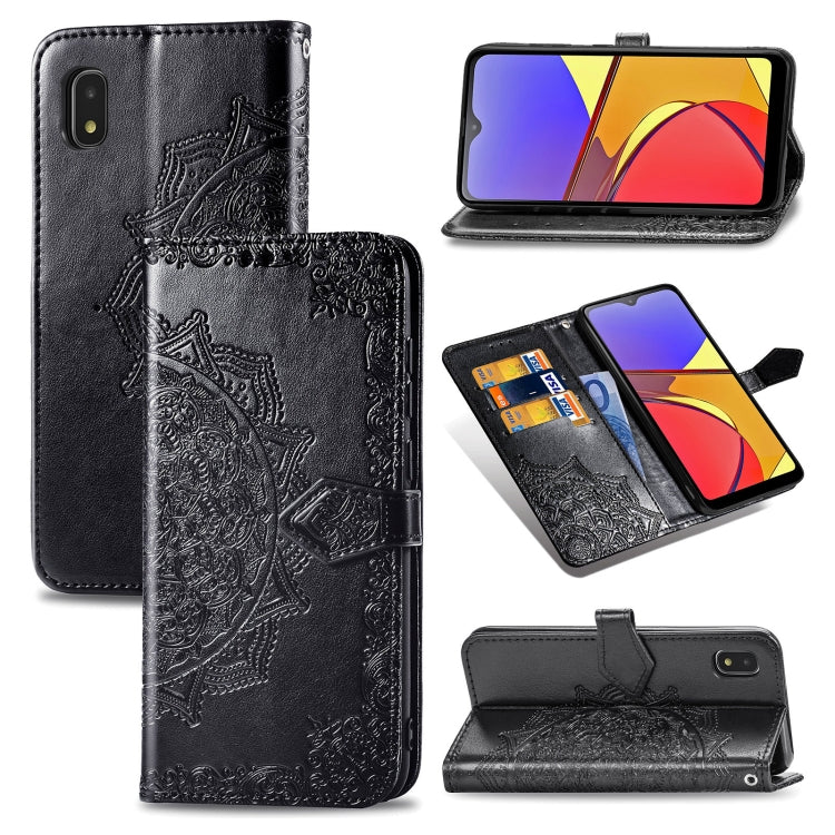 Mandala Flower Embossed Horizontal Flip Leather Case with Bracket / Card Slot / Wallet / Lanyard, For OPPO F17 Pro, For OPPO F17, For vivo Y20, For Nokia 2.4, For Google Pixel 4a 5G, For Galaxy A21 (JP Version), For Galaxy Z Fold2                      ...
