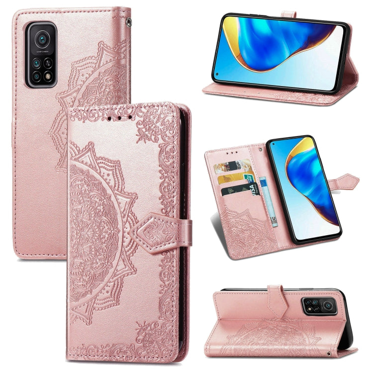 Mandala Flower Embossed Horizontal Flip Leather Case with Bracket / Card Slot / Wallet / Lanyard, For OPPO F17 Pro, For OPPO F17, For vivo Y20, For Nokia 2.4, For Google Pixel 4a 5G, For Galaxy A21 (JP Version), For Galaxy Z Fold2                      ...