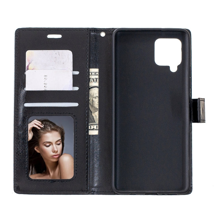 For Samsung Galaxy A42 5G Crazy Horse Texture Horizontal Flip Leather Case with Holder & Card Slots & Wallet & Photo Frame, For Galaxy A42 5G