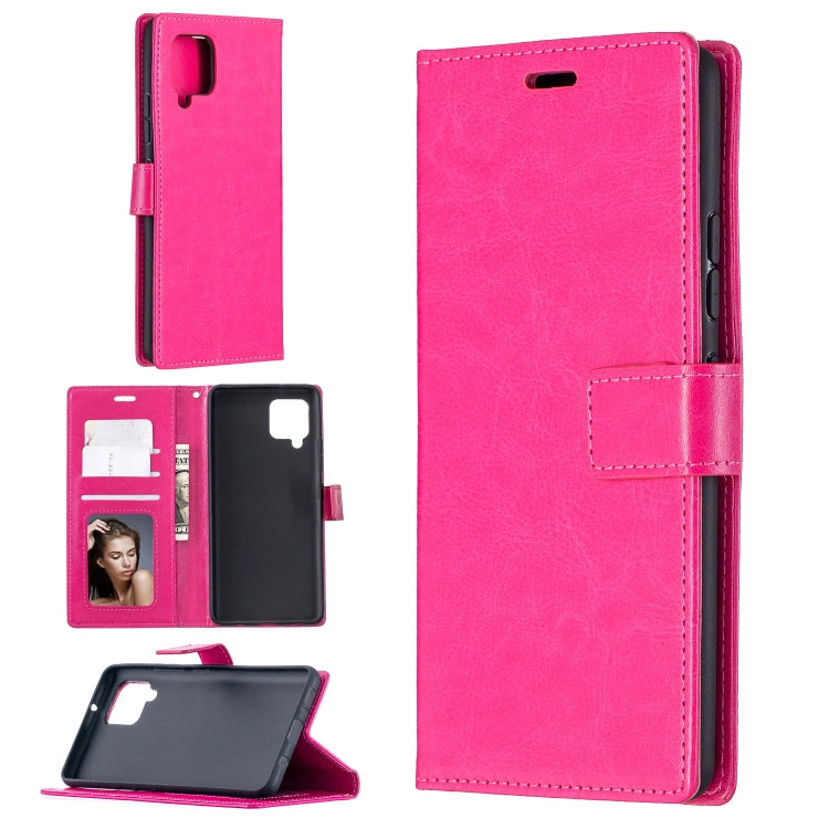 For Samsung Galaxy A42 5G Crazy Horse Texture Horizontal Flip Leather Case with Holder & Card Slots & Wallet & Photo Frame, For Galaxy A42 5G