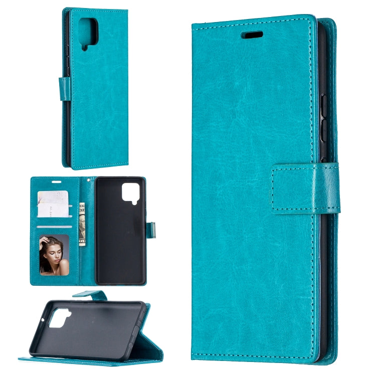 For Samsung Galaxy A42 5G Crazy Horse Texture Horizontal Flip Leather Case with Holder & Card Slots & Wallet & Photo Frame, For Galaxy A42 5G