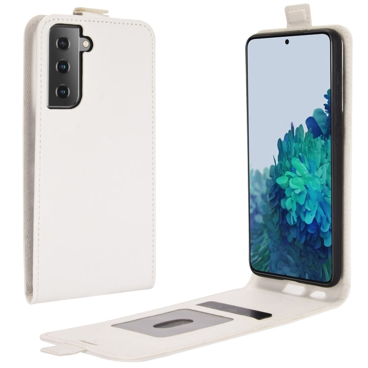For Samsung Galaxy S30 R64 Texture Single Vertical Flip Leather Protective Case with Card Slots & Photo Frame, For Galaxy S21 5G