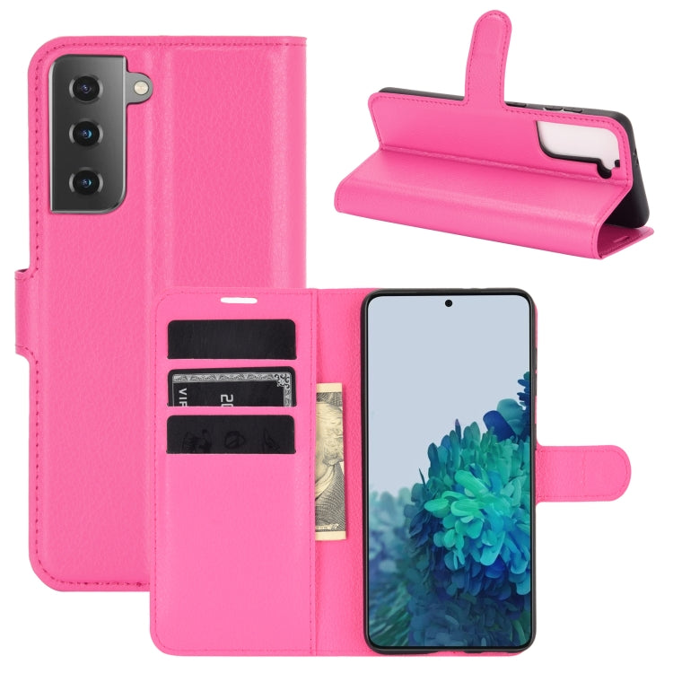 For Samsung Galaxy S30 Litchi Texture Horizontal Flip Protective Case with Holder & Card Slots & Wallet, For Galaxy S21 5G