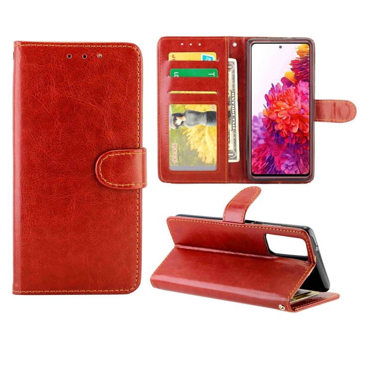 Crazy Horse Texture Leather Horizontal Flip Protective Case with Holder & Card Slots & Wallet & Photo Frame, For Goolgle Pixel 4a (4G), For Samsung Galaxy S20 FE 5G, For Goolgle Pixel 5