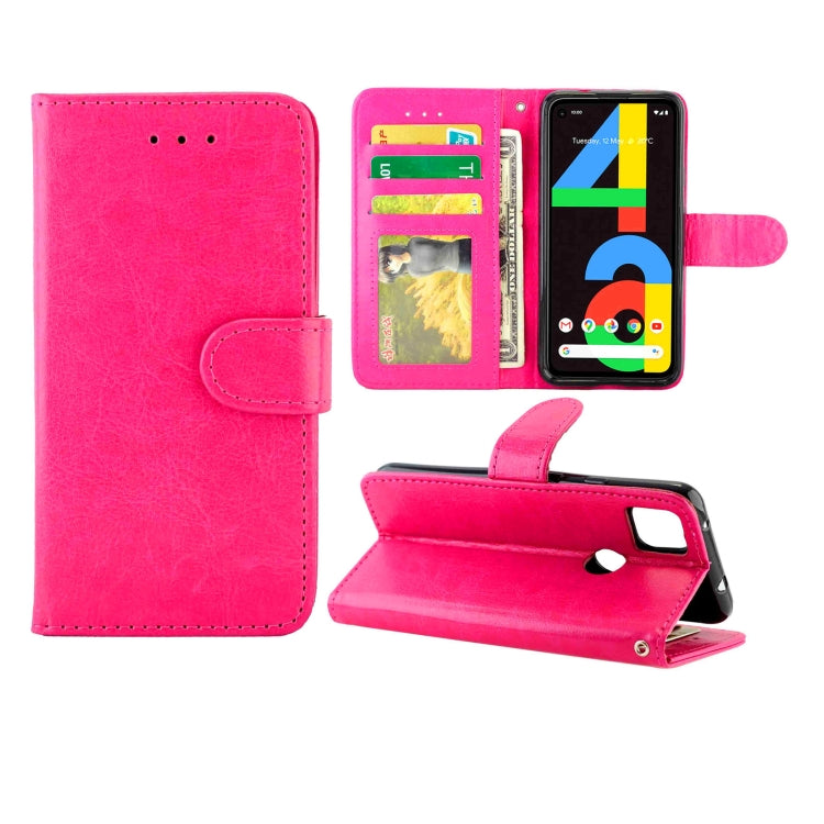 Crazy Horse Texture Leather Horizontal Flip Protective Case with Holder & Card Slots & Wallet & Photo Frame, For Goolgle Pixel 4a (4G), For Samsung Galaxy S20 FE 5G, For Goolgle Pixel 5