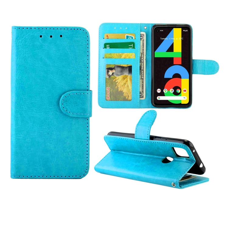 Crazy Horse Texture Leather Horizontal Flip Protective Case with Holder & Card Slots & Wallet & Photo Frame, For Goolgle Pixel 4a (4G), For Samsung Galaxy S20 FE 5G, For Goolgle Pixel 5
