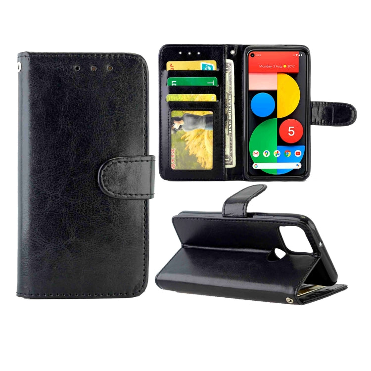 Crazy Horse Texture Leather Horizontal Flip Protective Case with Holder & Card Slots & Wallet & Photo Frame, For Goolgle Pixel 4a (4G), For Samsung Galaxy S20 FE 5G, For Goolgle Pixel 5