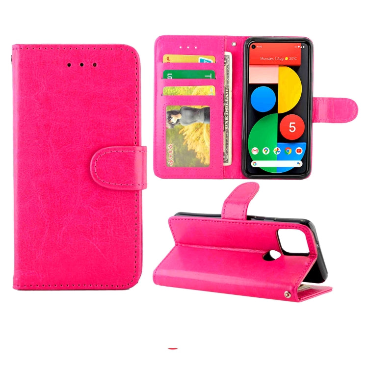 Crazy Horse Texture Leather Horizontal Flip Protective Case with Holder & Card Slots & Wallet & Photo Frame, For Goolgle Pixel 4a (4G), For Samsung Galaxy S20 FE 5G, For Goolgle Pixel 5