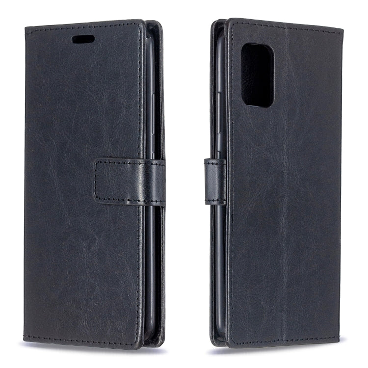 For Samsung A51 5G Crazy Horse Texture Horizontal Flip Leather Case with Holder & Card Slots & Wallet & Photo Frame, For Samsung Galaxy A51 5G