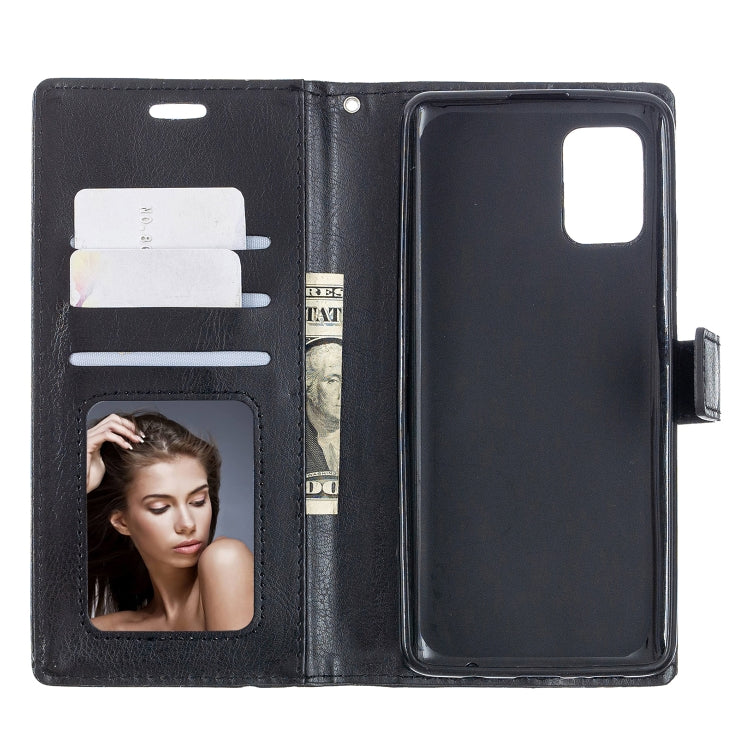 For Samsung A51 5G Crazy Horse Texture Horizontal Flip Leather Case with Holder & Card Slots & Wallet & Photo Frame, For Samsung Galaxy A51 5G