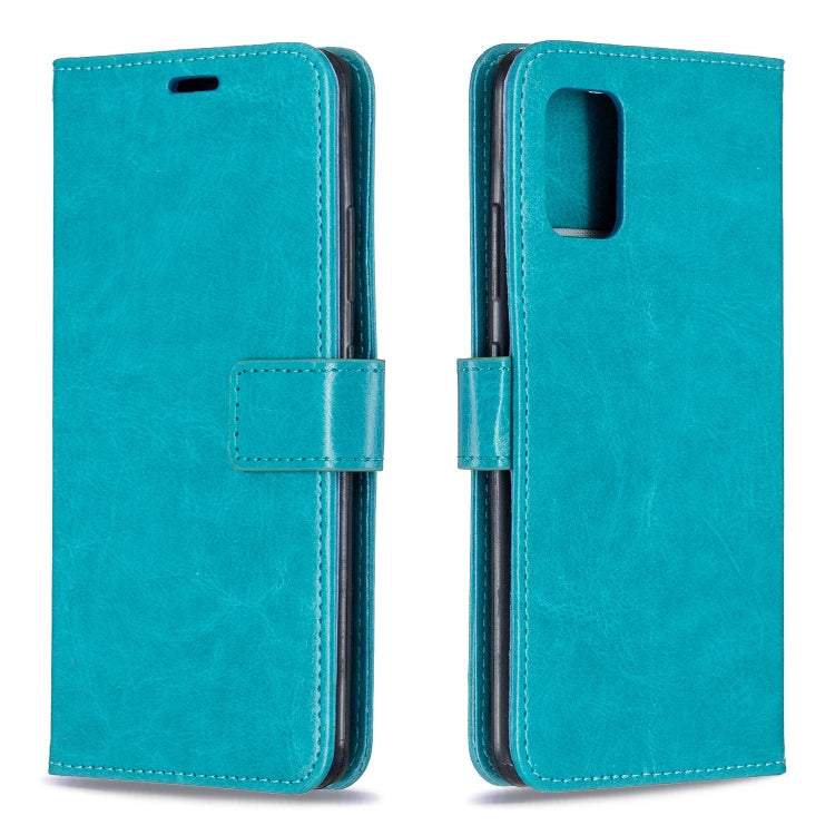 For Samsung A51 5G Crazy Horse Texture Horizontal Flip Leather Case with Holder & Card Slots & Wallet & Photo Frame, For Samsung Galaxy A51 5G