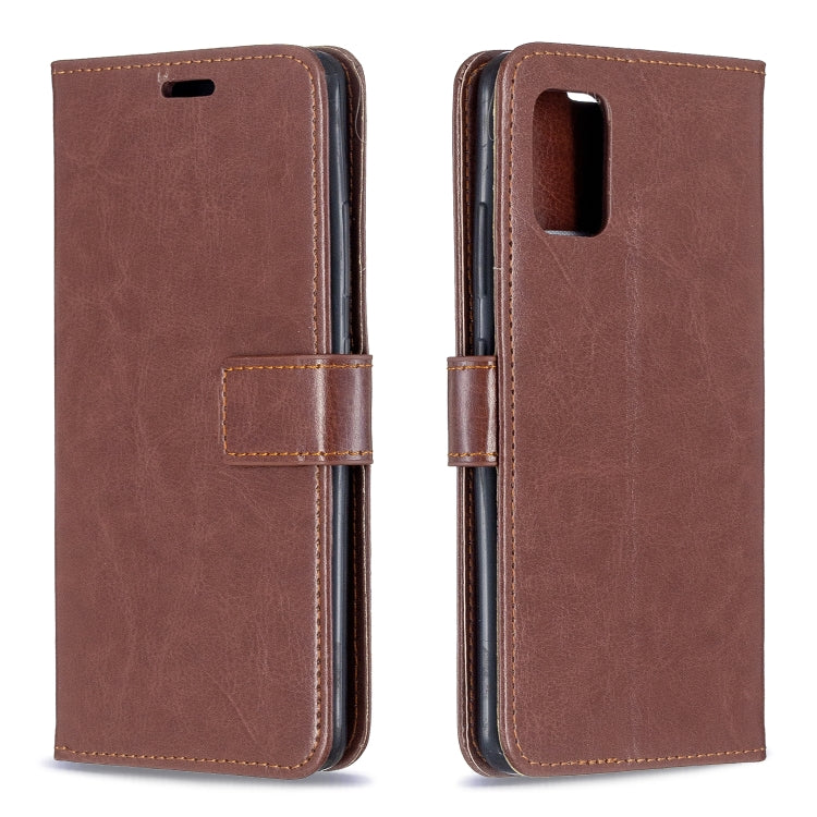 For Samsung A51 5G Crazy Horse Texture Horizontal Flip Leather Case with Holder & Card Slots & Wallet & Photo Frame, For Samsung Galaxy A51 5G