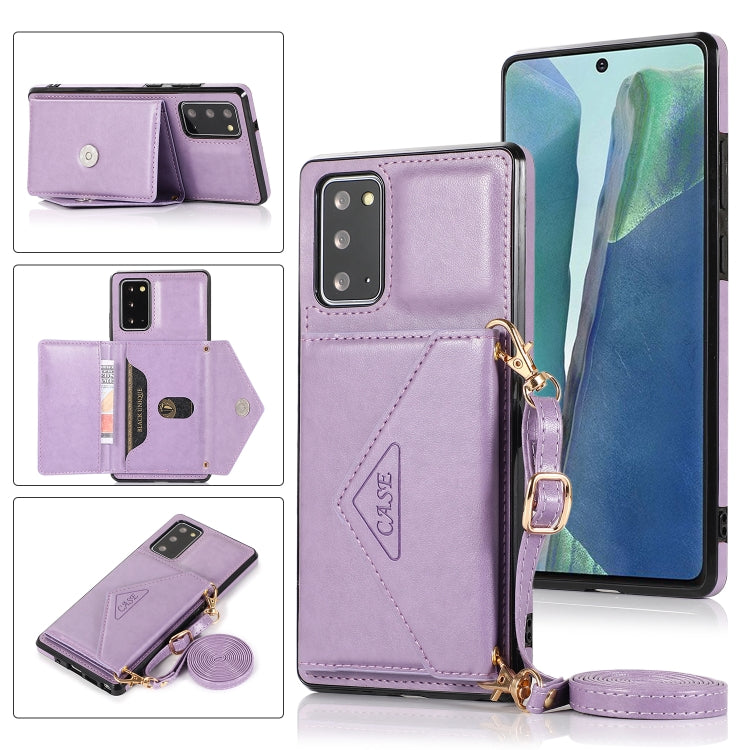 Multi-functional Cross-body Card Bag TPU+PU Back Cover Case with Holder & Card Slot & Wallet, For Samsung Galaxy Note20 Ultra, For Samsung Galaxy Note20, For Samsung Galaxy S20, For Samsung Galaxy S20 Plus, For Samsung Galaxy S20 Ultra                 ...