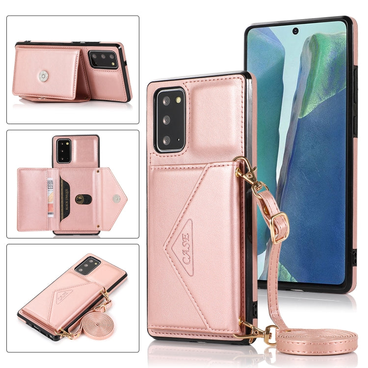 Multi-functional Cross-body Card Bag TPU+PU Back Cover Case with Holder & Card Slot & Wallet, For Samsung Galaxy Note20 Ultra, For Samsung Galaxy Note20, For Samsung Galaxy S20, For Samsung Galaxy S20 Plus, For Samsung Galaxy S20 Ultra                 ...