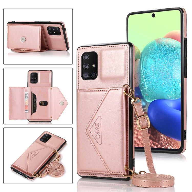 Multi-functional Cross-body Card Bag TPU+PU Back Cover Case with Holder & Card Slot & Wallet, For Samsung Galaxy S20 FE, For Samsung Galaxy M11, For Samsung Galaxy M31, For Samsung Galaxy A11 EU, For Samsung Galaxy A21s
