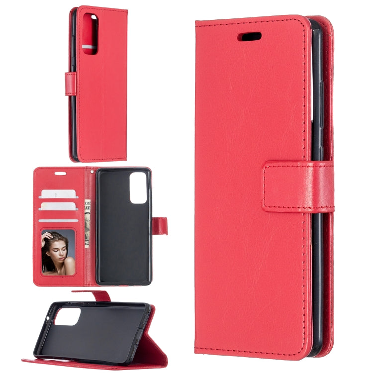 For Samsung Galaxy S20 FE Crazy Horse Texture Horizontal Flip Leather Case with Holder & Card Slots & Wallet & Photo Frame, For Galaxy S20 FE
