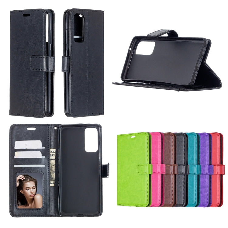 For Samsung Galaxy S20 FE Crazy Horse Texture Horizontal Flip Leather Case with Holder & Card Slots & Wallet & Photo Frame, For Galaxy S20 FE