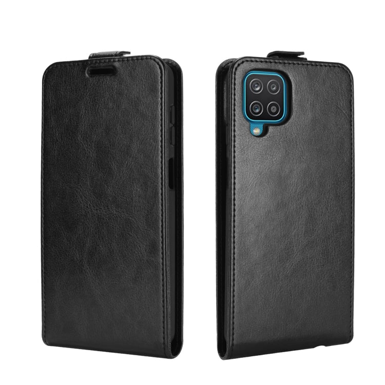 For Samsung Galaxy A12 R64 Texture Single Vertical Flip Leather Protective Case with Card Slots & Photo Frame, For Galaxy A12