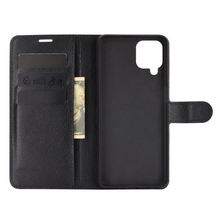 For Samsung Galaxy A12 Litchi Texture Horizontal Flip Protective Case with Holder & Card Slots & Wallet, For Galaxy A12