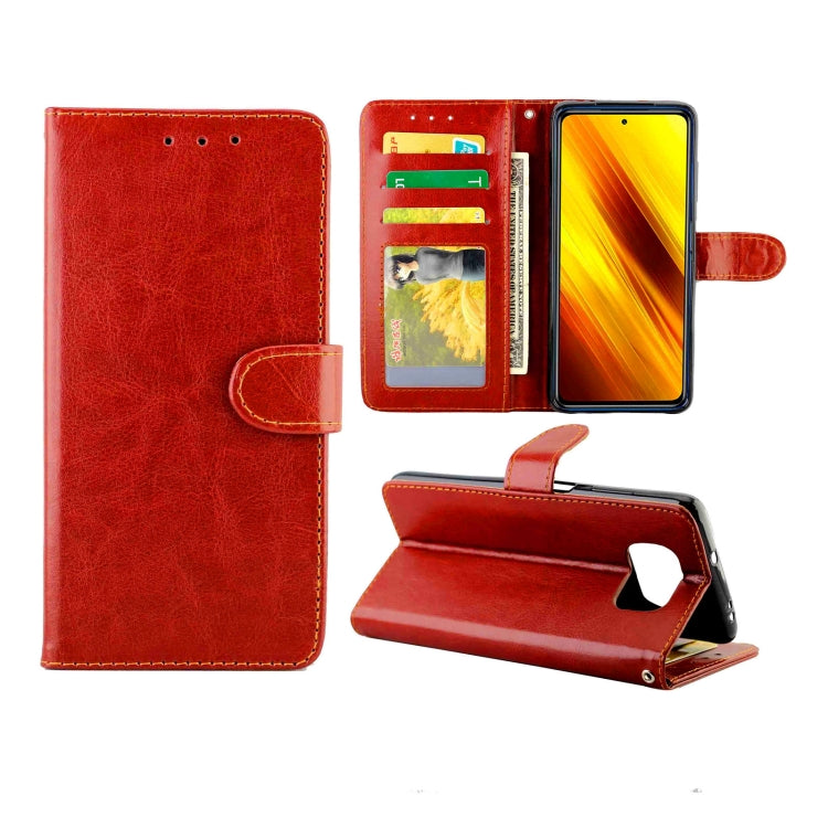 Crazy Horse Texture Leather Horizontal Flip Protective Case with Holder & Card Slots & Wallet & Photo Frame, For OPPO Reno4 Lite / F17 Pro/A93, For OPPO F17 / A73 (2020) 4G, For Google Pixel 4a 5G, For Samsung Galaxy A42 5G, For Xiaomi Poco X3 NFC     ...