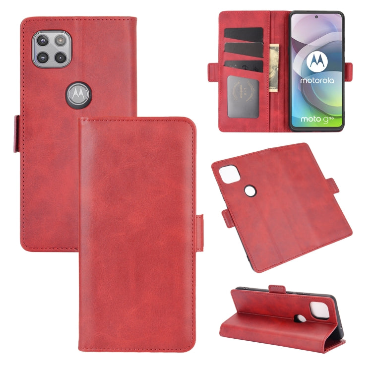 For Motorola Moto G 5G Dual-side Magnetic Buckle Horizontal Flip Leather Case with Holder & Card Slots & Wallet, For Motorola Moto G 5G