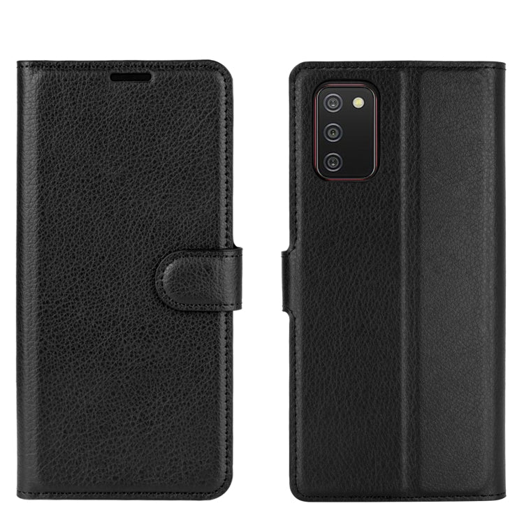 For Samsung Galaxy A02s Litchi Texture Horizontal Flip Protective Case with Holder & Card Slots & Wallet, For Galaxy A02s (EU Version), For Galaxy A02s