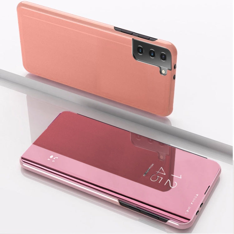 Plated Mirror Horizontal Flip Leather Case with Holder, For Samsung Galaxy S21 5G, For Samsung Galaxy S21+ 5G, For Samsung Galaxy S21 Ultra 5G, For Samsung Galaxy A12, For Samsung Samsung Galaxy A02s EU