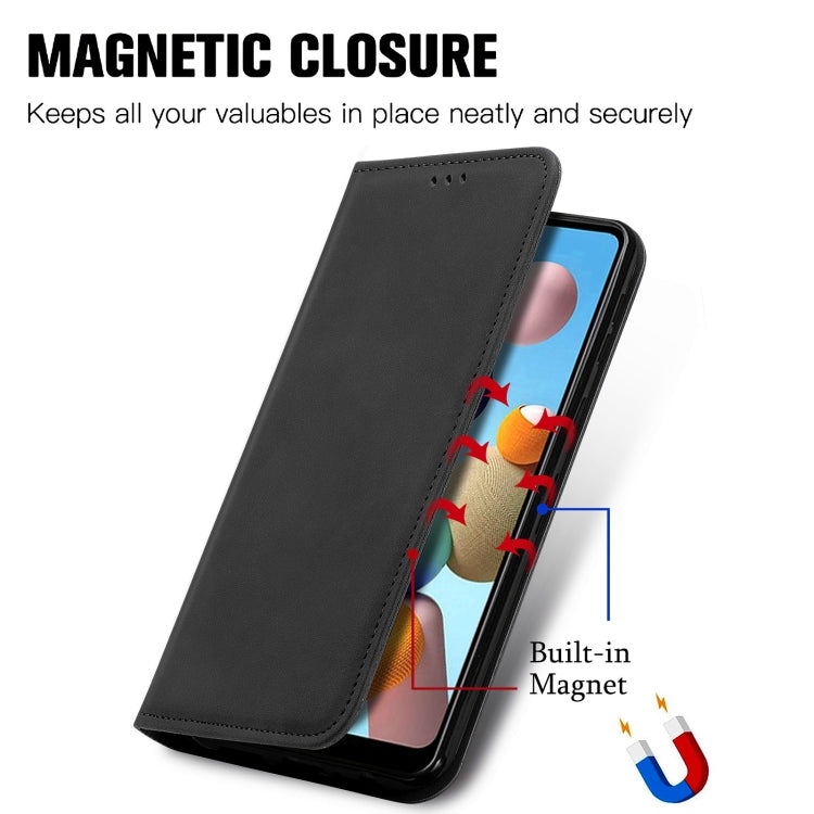 Retro Skin Feel Business Magnetic Horizontal Flip Leather Case with Holder & Card Slots & Wallet & Photo Frame, For Samsung Galaxy A21 (EU), For Samsung Galaxy A21s (EU), For Samsung Galaxy A31, For Samsung Galaxy A32 5G                                ...