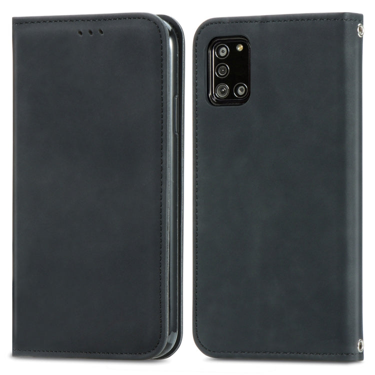 Retro Skin Feel Business Magnetic Horizontal Flip Leather Case with Holder & Card Slots & Wallet & Photo Frame, For Samsung Galaxy A21 (EU), For Samsung Galaxy A21s (EU), For Samsung Galaxy A31, For Samsung Galaxy A32 5G                                ...