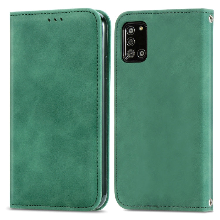 Retro Skin Feel Business Magnetic Horizontal Flip Leather Case with Holder & Card Slots & Wallet & Photo Frame, For Samsung Galaxy A21 (EU), For Samsung Galaxy A21s (EU), For Samsung Galaxy A31, For Samsung Galaxy A32 5G                                ...