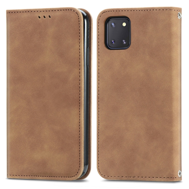 Retro Skin Feel Business Magnetic Horizontal Flip Leather Case with Holder & Card Slots & Wallet & Photo Frame, For Samsung Galaxy A21 (EU), For Samsung Galaxy A21s (EU), For Samsung Galaxy A31, For Samsung Galaxy A32 5G                                ...