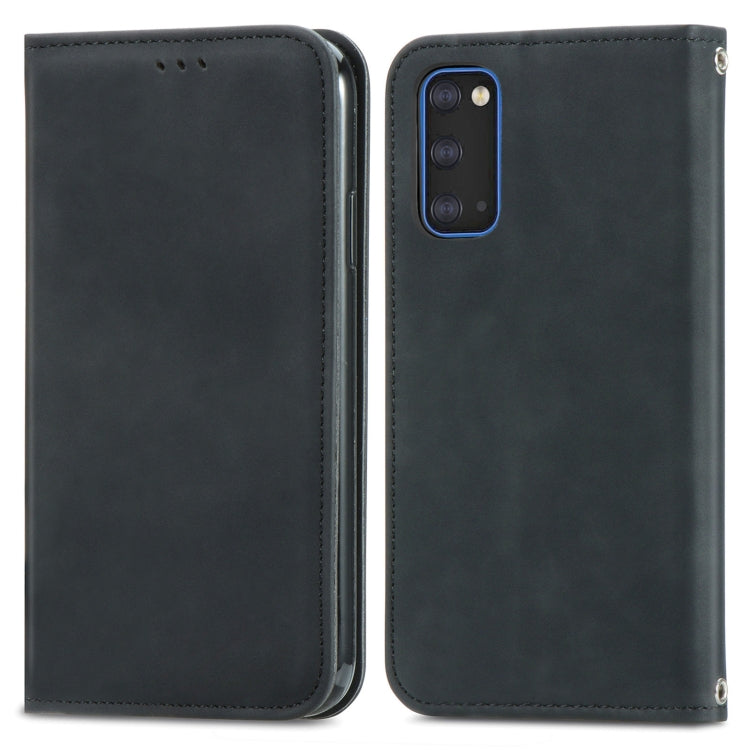 Retro Skin Feel Business Magnetic Horizontal Flip Leather Case with Holder & Card Slots & Wallet & Photo Frame, For Samsung Galaxy A21 (EU), For Samsung Galaxy A21s (EU), For Samsung Galaxy A31, For Samsung Galaxy A32 5G                                ...