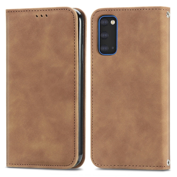 Retro Skin Feel Business Magnetic Horizontal Flip Leather Case with Holder & Card Slots & Wallet & Photo Frame, For Samsung Galaxy A21 (EU), For Samsung Galaxy A21s (EU), For Samsung Galaxy A31, For Samsung Galaxy A32 5G                                ...