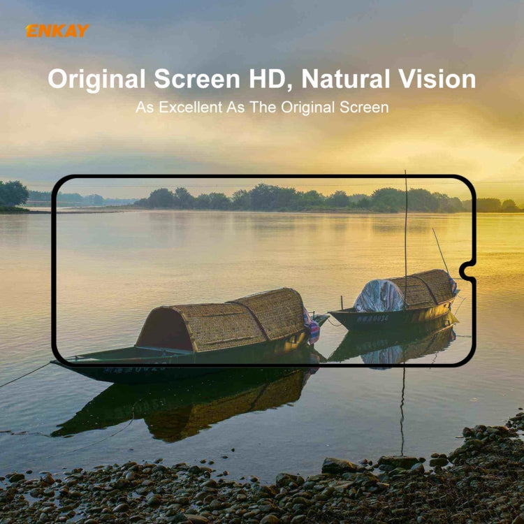 ENKAY Hat-Prince Full Glue 0.26mm 9H 2.5D Tempered Glass Full Coverage Film, For Huawei Nova 8 SE, For Samsung Galaxy A12 (1 PC), For OnePlus Nord N10 5G, For OnePlus Nord N100