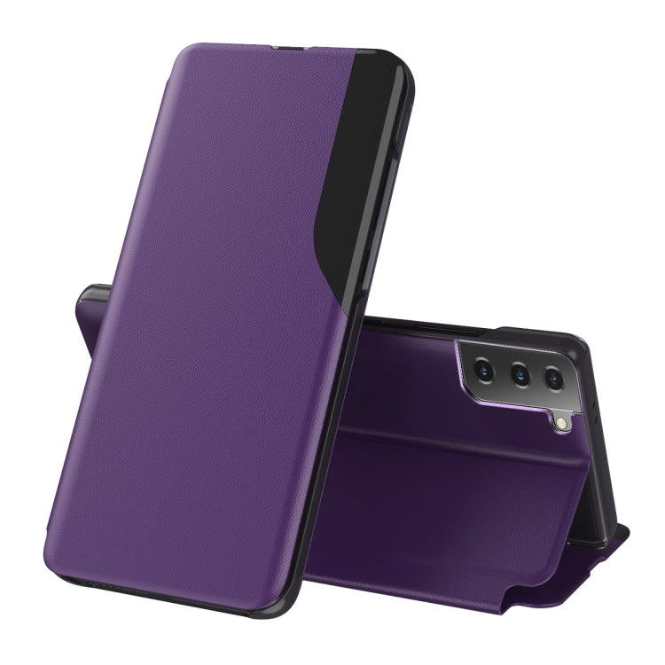 Attraction Flip Holder Leather Phone Case, For Samsung Galaxy S21 5G, For Samsung Galaxy S21+ 5G, For Samsung Galaxy S21 Ultra 5G, For Samsung Galaxy A12, For Samsung Galaxy A32 5G, For Samsung Galaxy A52 5G