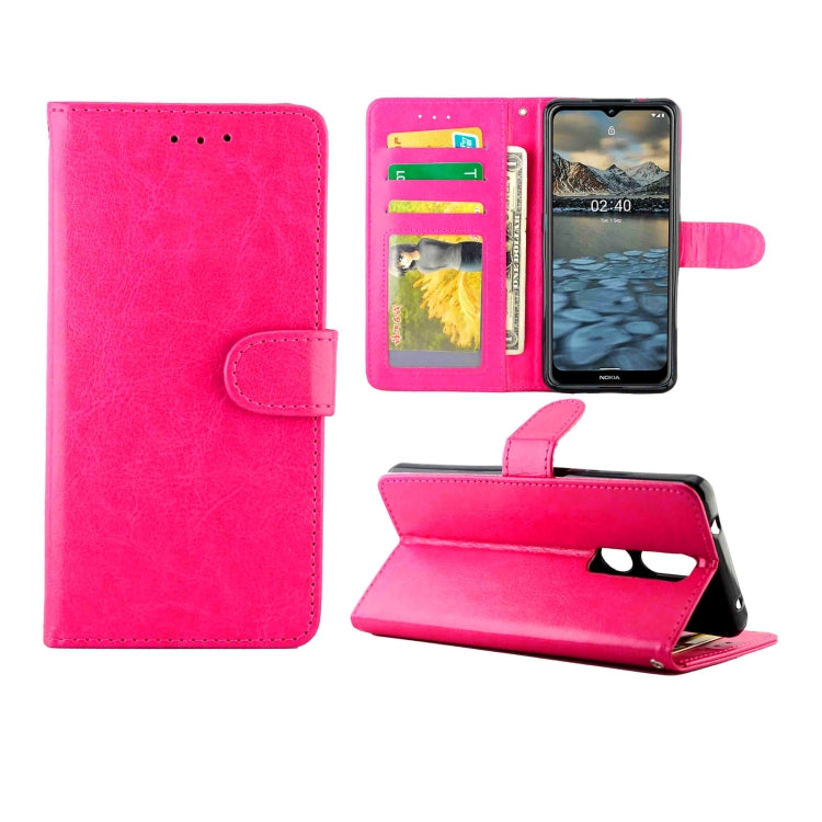 Crazy Horse Texture Leather Horizontal Flip Protective Case with Holder & Card Slots & Wallet & Photo Frame, For Nokia 2.4, For Nokia 3.4, For OPPO Realme C17/7i, For OPPO Realme V5 5G/Realme 7 5G, For Vivo Y73S, For Huawei P Smart(2021)/Y7a           ...
