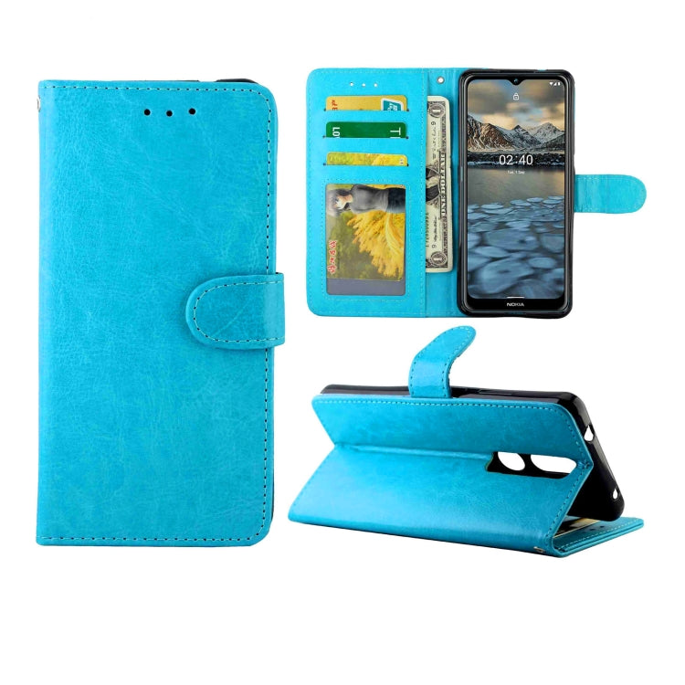 Crazy Horse Texture Leather Horizontal Flip Protective Case with Holder & Card Slots & Wallet & Photo Frame, For Nokia 2.4, For Nokia 3.4, For OPPO Realme C17/7i, For OPPO Realme V5 5G/Realme 7 5G, For Vivo Y73S, For Huawei P Smart(2021)/Y7a           ...
