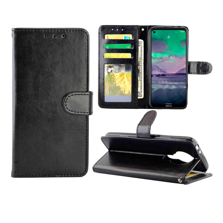 Crazy Horse Texture Leather Horizontal Flip Protective Case with Holder & Card Slots & Wallet & Photo Frame, For Nokia 2.4, For Nokia 3.4, For OPPO Realme C17/7i, For OPPO Realme V5 5G/Realme 7 5G, For Vivo Y73S, For Huawei P Smart(2021)/Y7a           ...