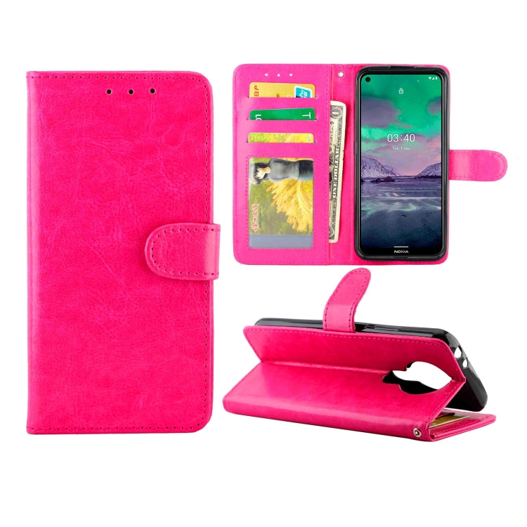 Crazy Horse Texture Leather Horizontal Flip Protective Case with Holder & Card Slots & Wallet & Photo Frame, For Nokia 2.4, For Nokia 3.4, For OPPO Realme C17/7i, For OPPO Realme V5 5G/Realme 7 5G, For Vivo Y73S, For Huawei P Smart(2021)/Y7a           ...