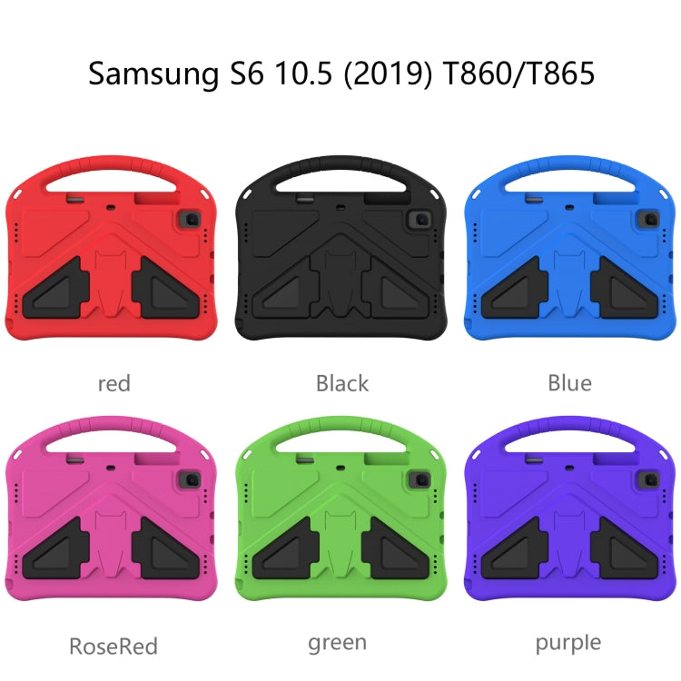 EVA Flat Anti Falling Protective Case Shell with Holder, For Galaxy Tab S6 T860/T865